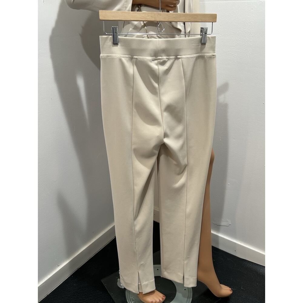 joseph ribkoff Set Of 3 Tank Top Blazer And Pants Beige jersey Fabric Size S/M - Picture 6 of 16